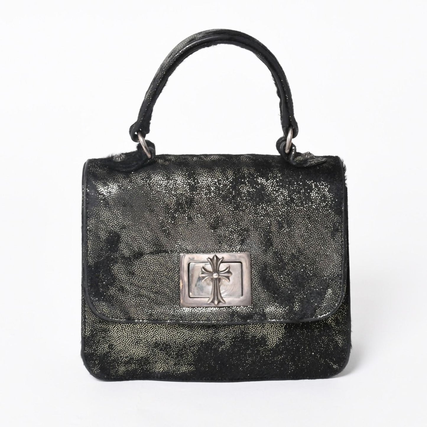 Chrome Hearts Grow UP 2-Way Bag Small CH Cross 925 Sterling Silver Calf Hair — view 2