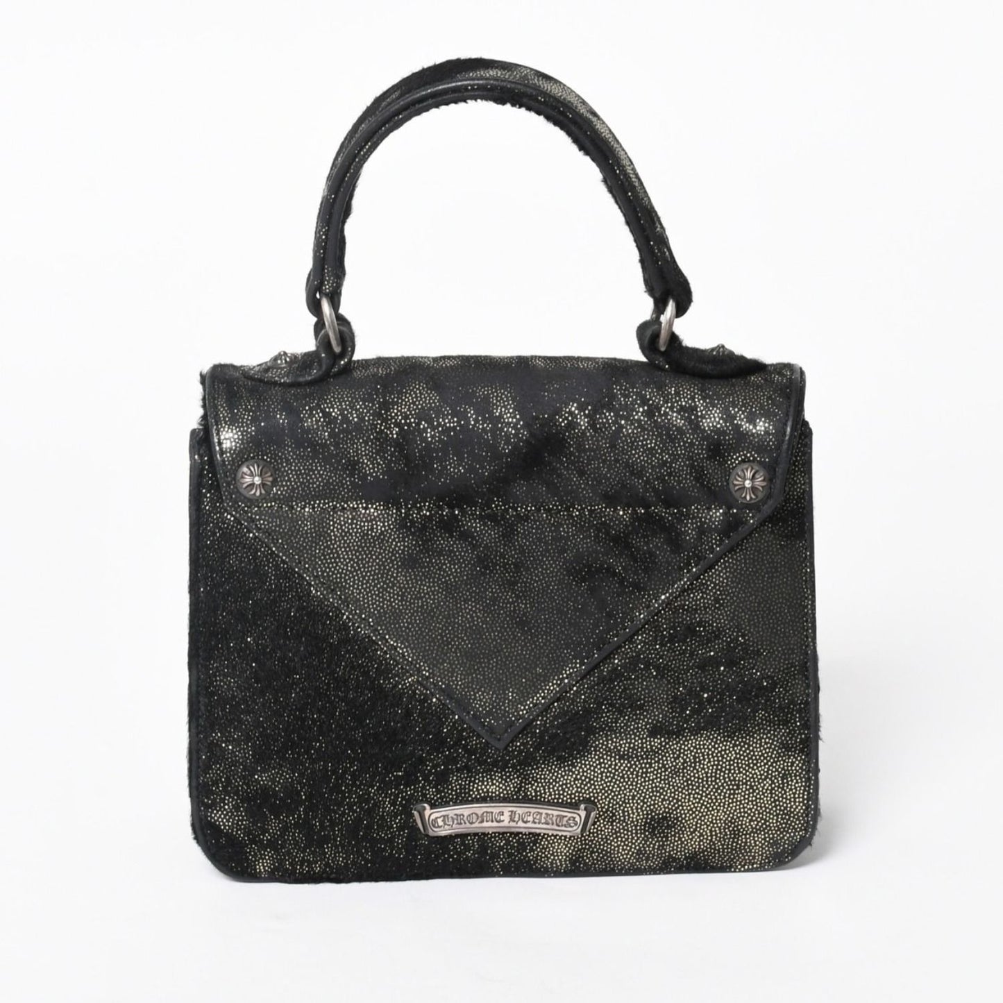 Chrome Hearts Grow UP 2-Way Bag Small CH Cross 925 Sterling Silver Calf Hair — view 3