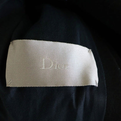 Dior Double Blurstrike Leather Cutreplacement Coat Black — view 7