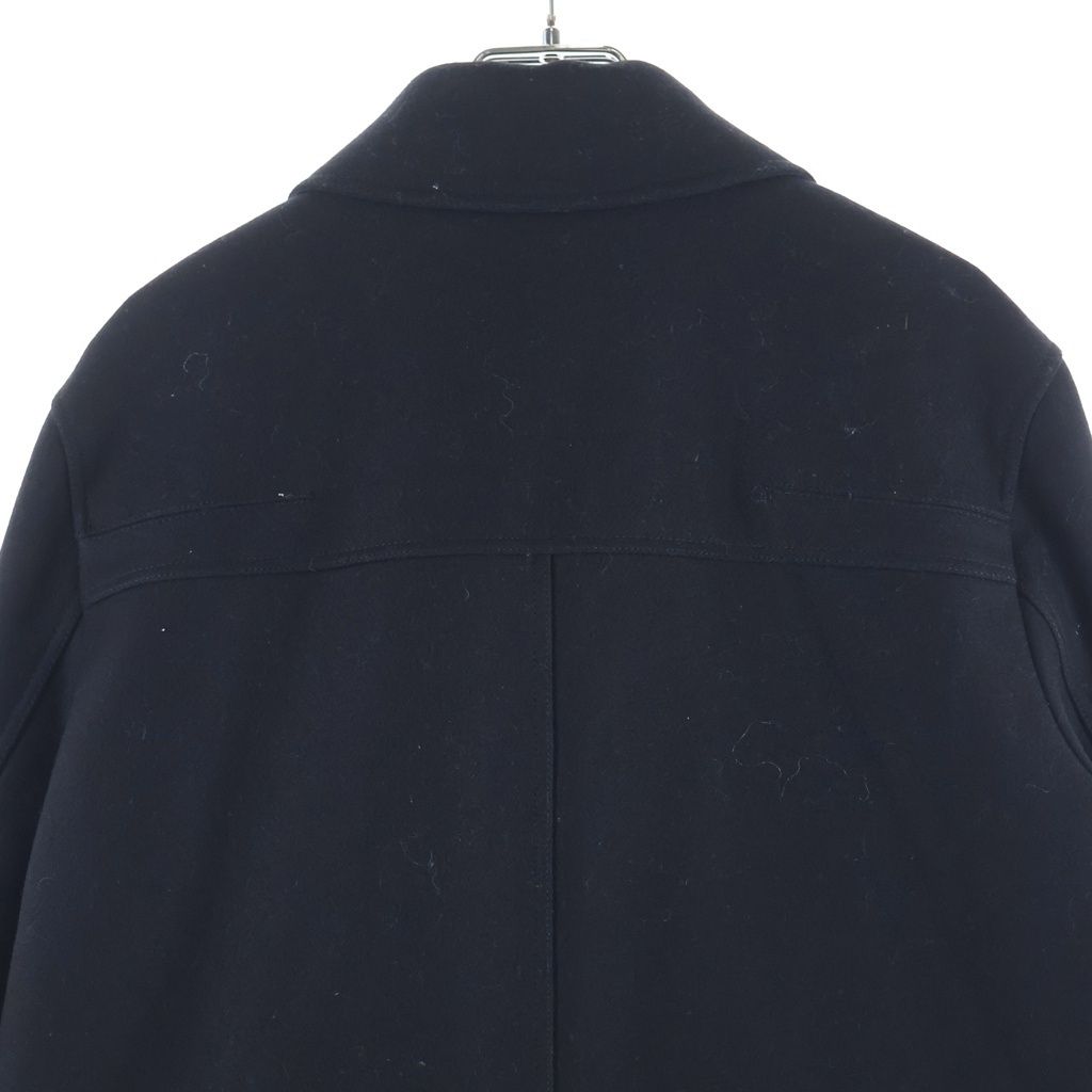 Dior Double Blurstrike Leather Cutreplacement Coat Black — view 4