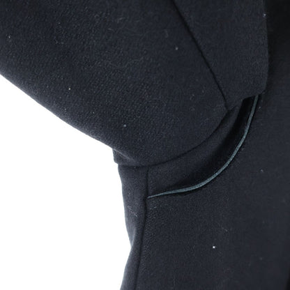 Dior Double Blurstrike Leather Cutreplacement Coat Black — view 6