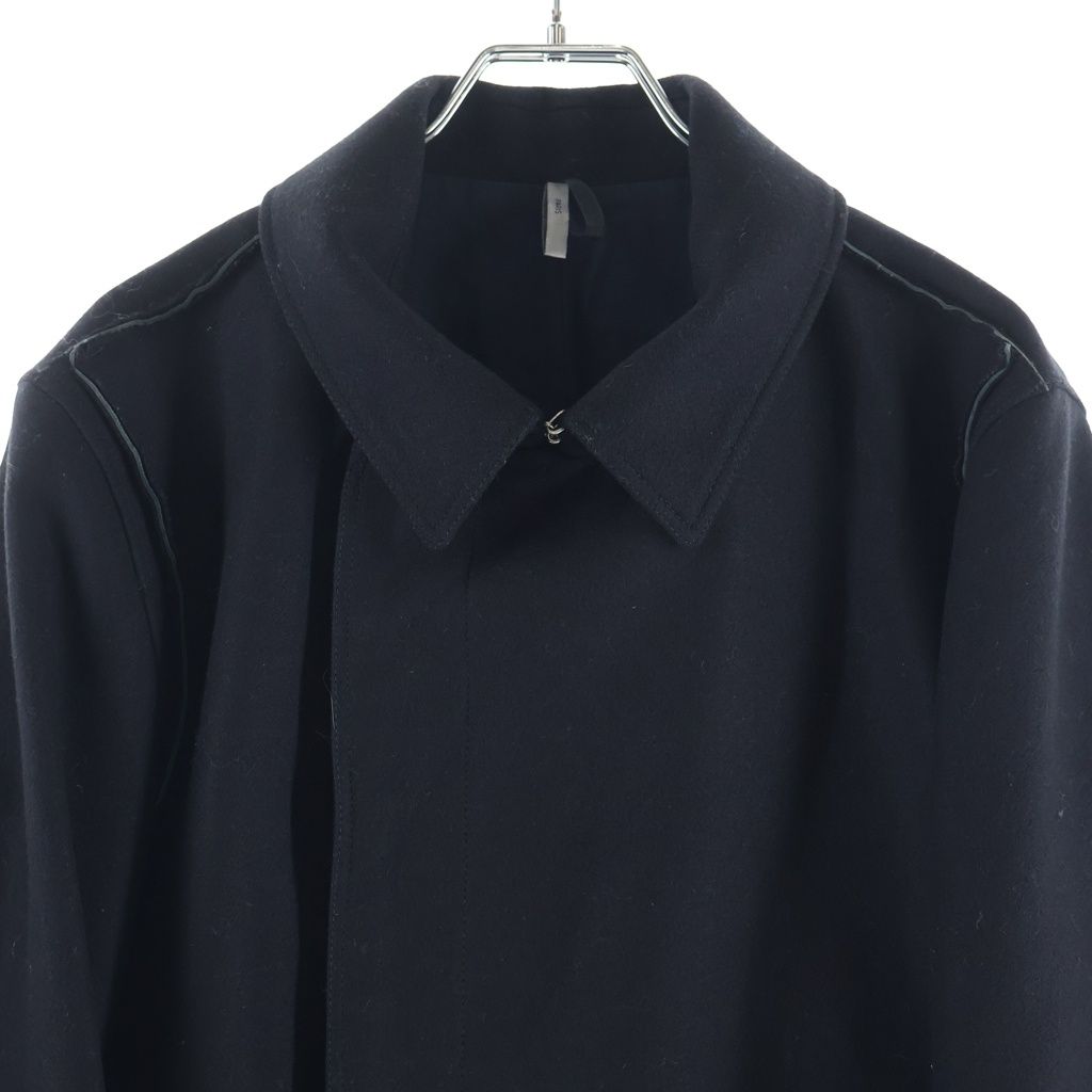 Dior Double Blurstrike Leather Cutreplacement Coat Black — view 3