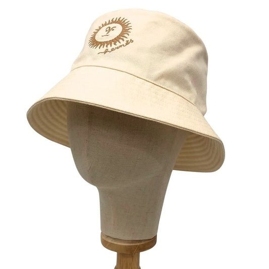 Hermes Hat Bucket Hat Baguette Hat Jean Sunshine 56 Cotton Ecru Beige New