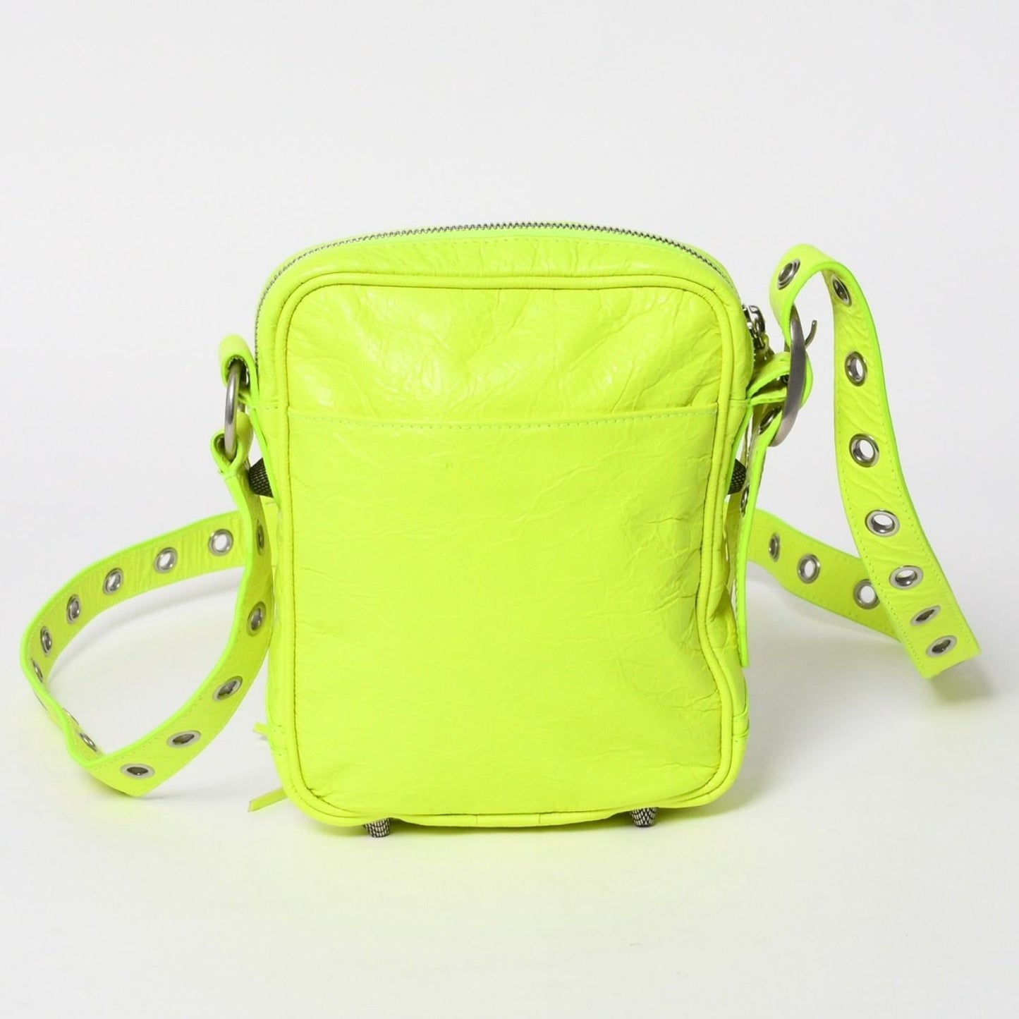 Balenciaga le Cagole Cross Belt Bag Yellow Green — view 2