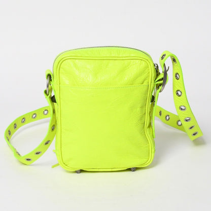 Balenciaga le Cagole Cross Belt Bag Yellow Green — view 2