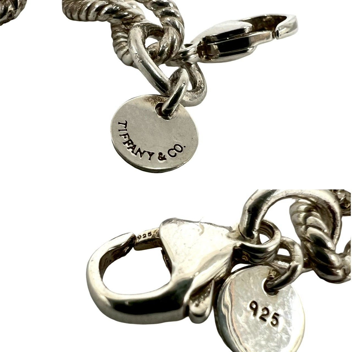Tiffany & Co Vintage Twist Loop Bracelet 925 Sterling Silver — view 3