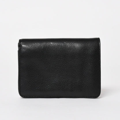 Chrome Hearts Wallet Joey Bifold Dagger Zip Scroll Label Black — view 2