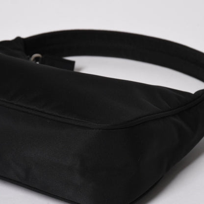 Prada Hobo Handbag Nylon Black — view 8