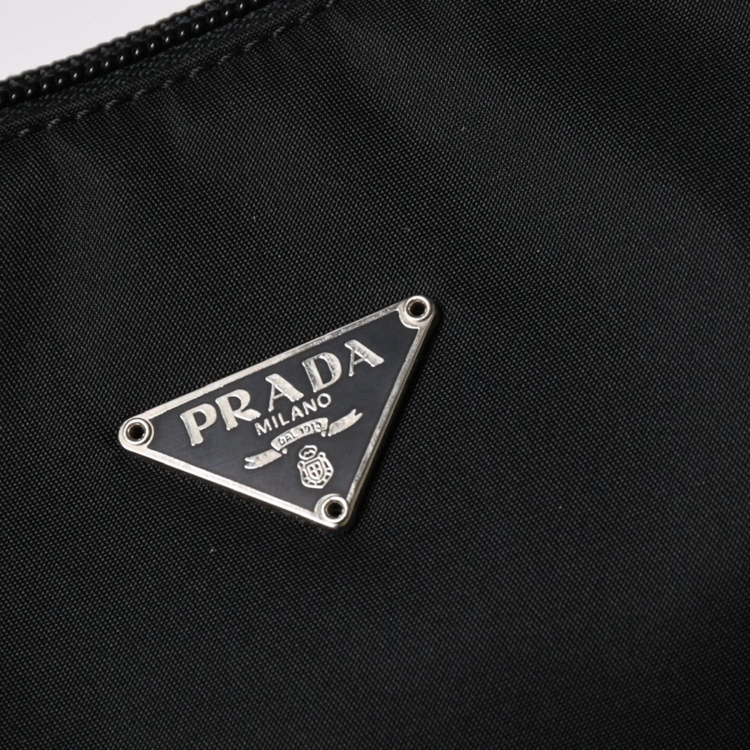 Prada Hobo Handbag Nylon Black — view 6