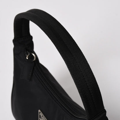 Prada Hobo Handbag Nylon Black — view 5