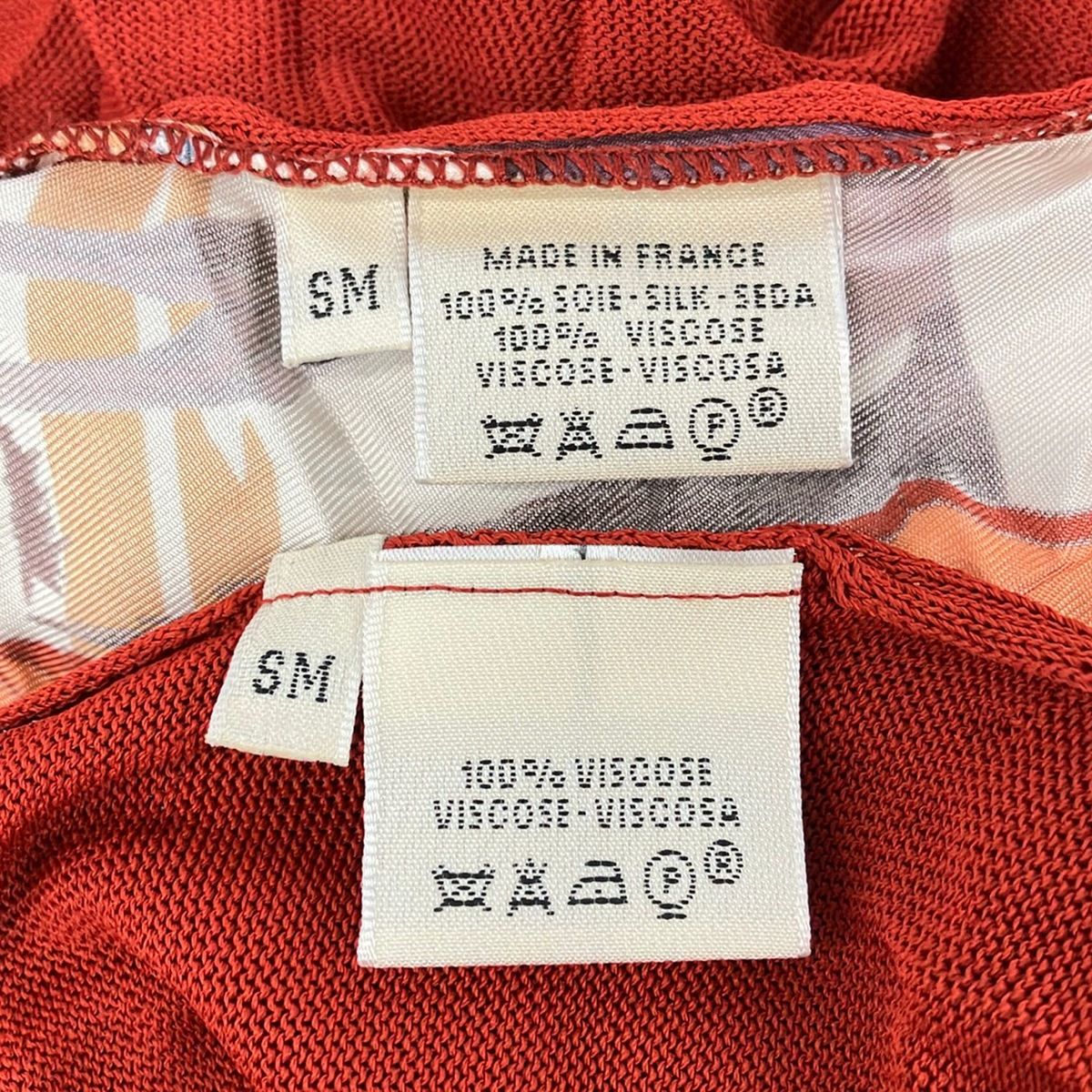 Hermes Ensemble Red Ivory – Multi Partly Silk — view 5