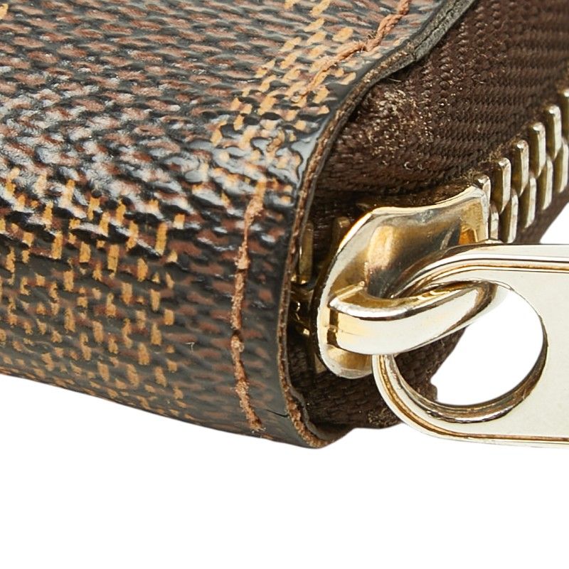 Louis Vuitton Damier Zippy Wallet Zip Around Brown Leather — view 7