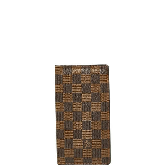 Louis Vuitton Monogram Porte Barr Cles Wallet Brown Leather