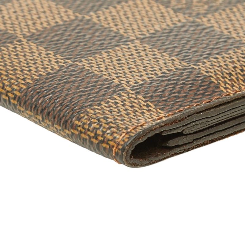 Louis Vuitton Monogram Porte Barr Cles Wallet Brown Leather — view 4