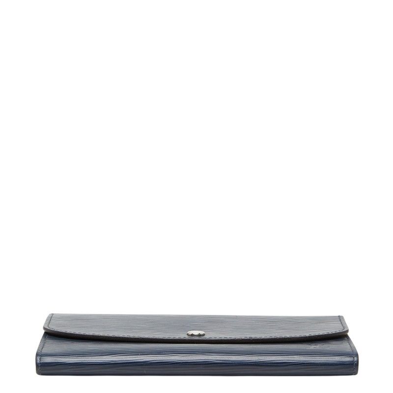 Louis Vuitton Epi Portefeuille Emily Wallet Andigo Blue Leather — view 3