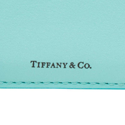 Tiffany & Co Card Case Cobalt Blue Leather — view 8