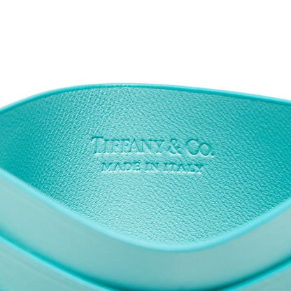 Tiffany & Co Card Case Cobalt Blue Leather — view 7