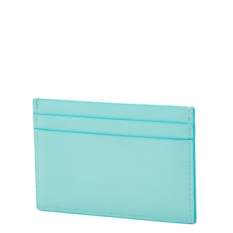 Tiffany & Co Card Case Cobalt Blue Leather — view 2