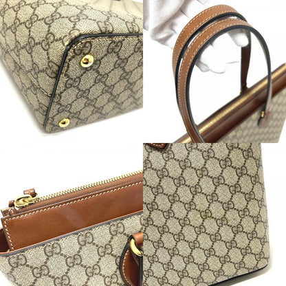 Gucci Tote Bag Supreme GG Canvas Beige — view 7