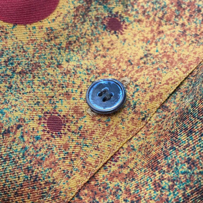 Hermes Top Silk Galaxy Cosmic Pattern Martin Margiela Era Shirt Multi Color 38 — view 8
