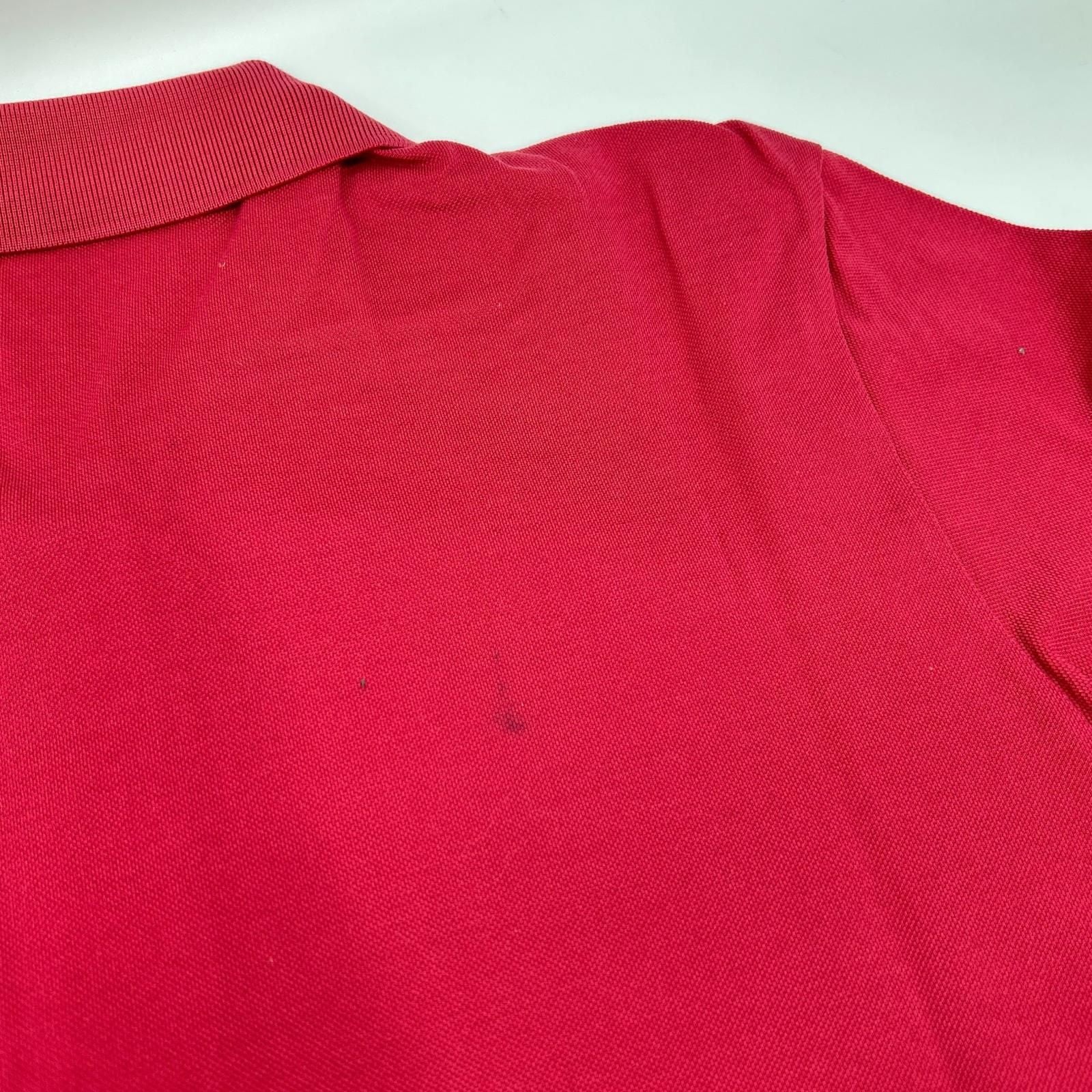 Prada Triangle Logo Red Polo — view 7