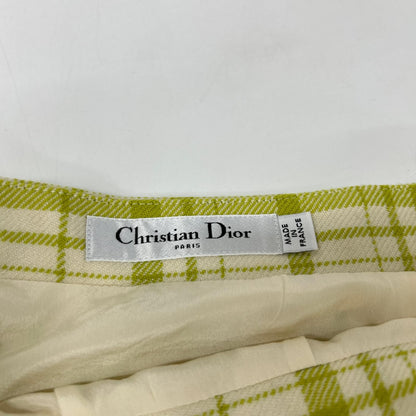 Dior Checkered Flare Skirt — view 4