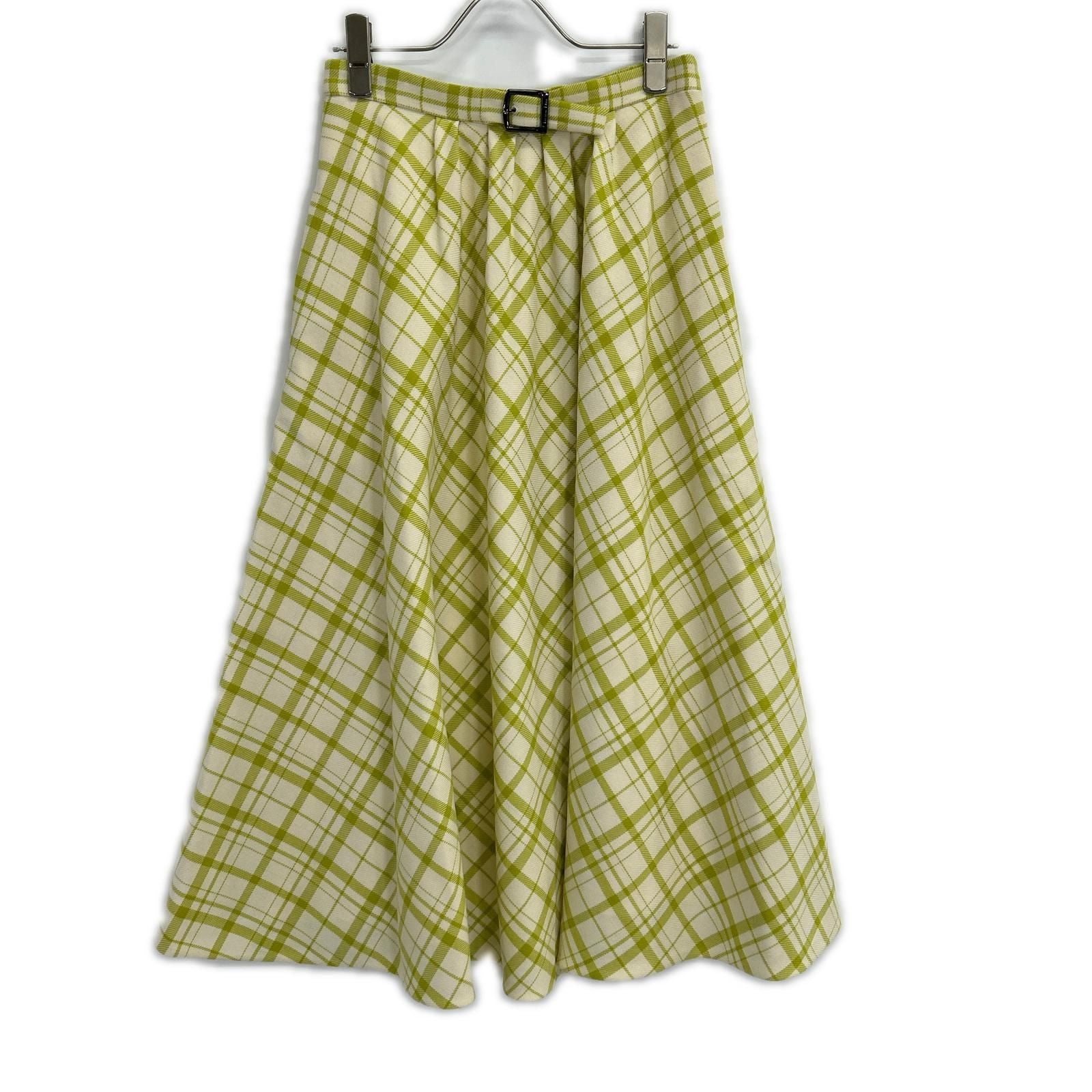 Dior Checkered Flare Skirt