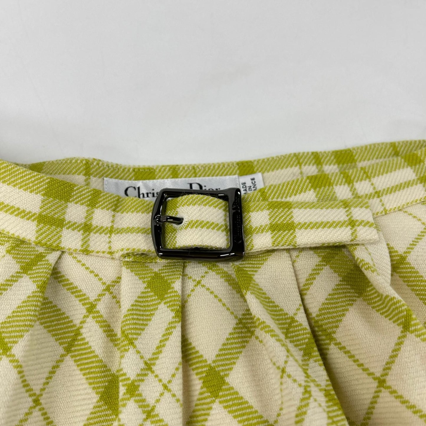 Dior Checkered Flare Skirt — view 3