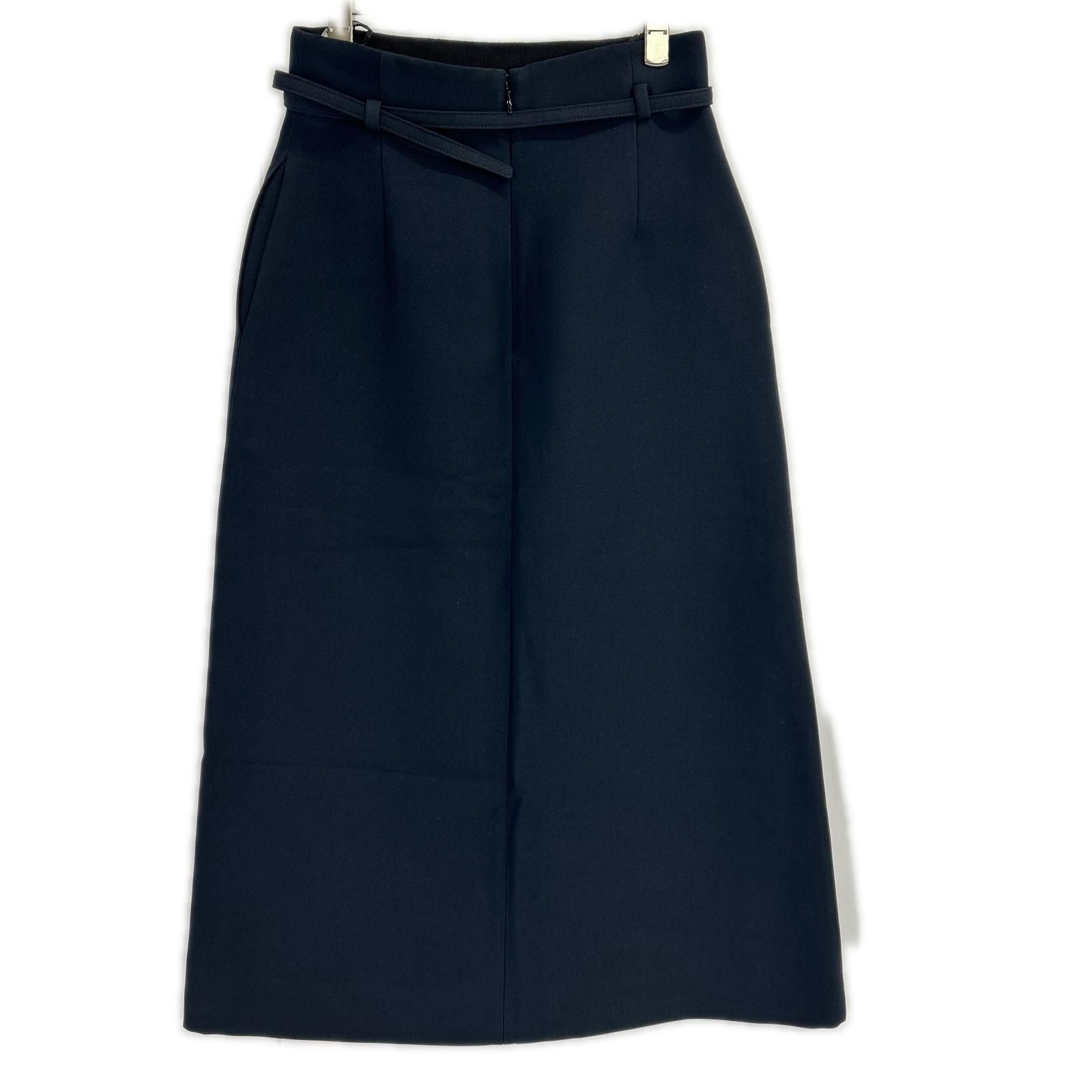 Dior Black Belted Mimore Skirt — view 2