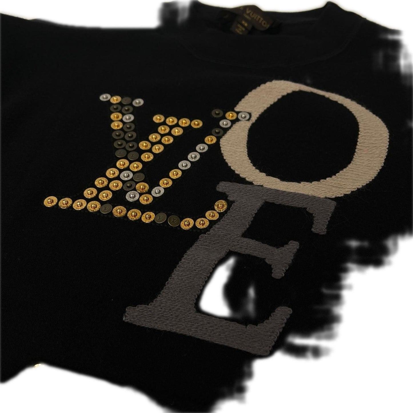 Louis Vuitton 072 Wnc Screw Studs Cashmere Blend Sweatshirt Ma Cu Era XS — view 6