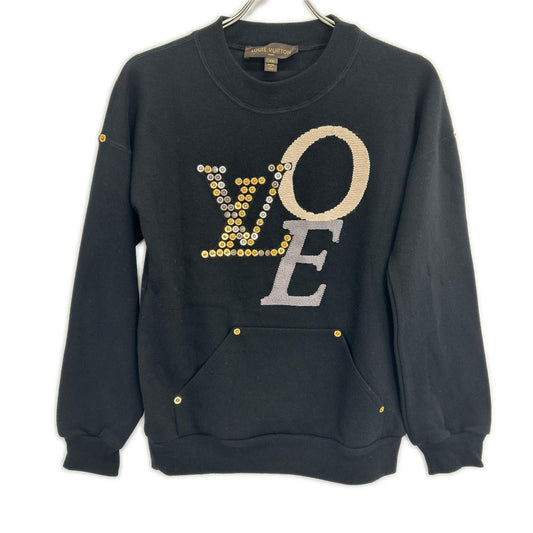 Louis Vuitton 072 Wnc Screw Studs Cashmere Blend Sweatshirt Ma Cu Era XS