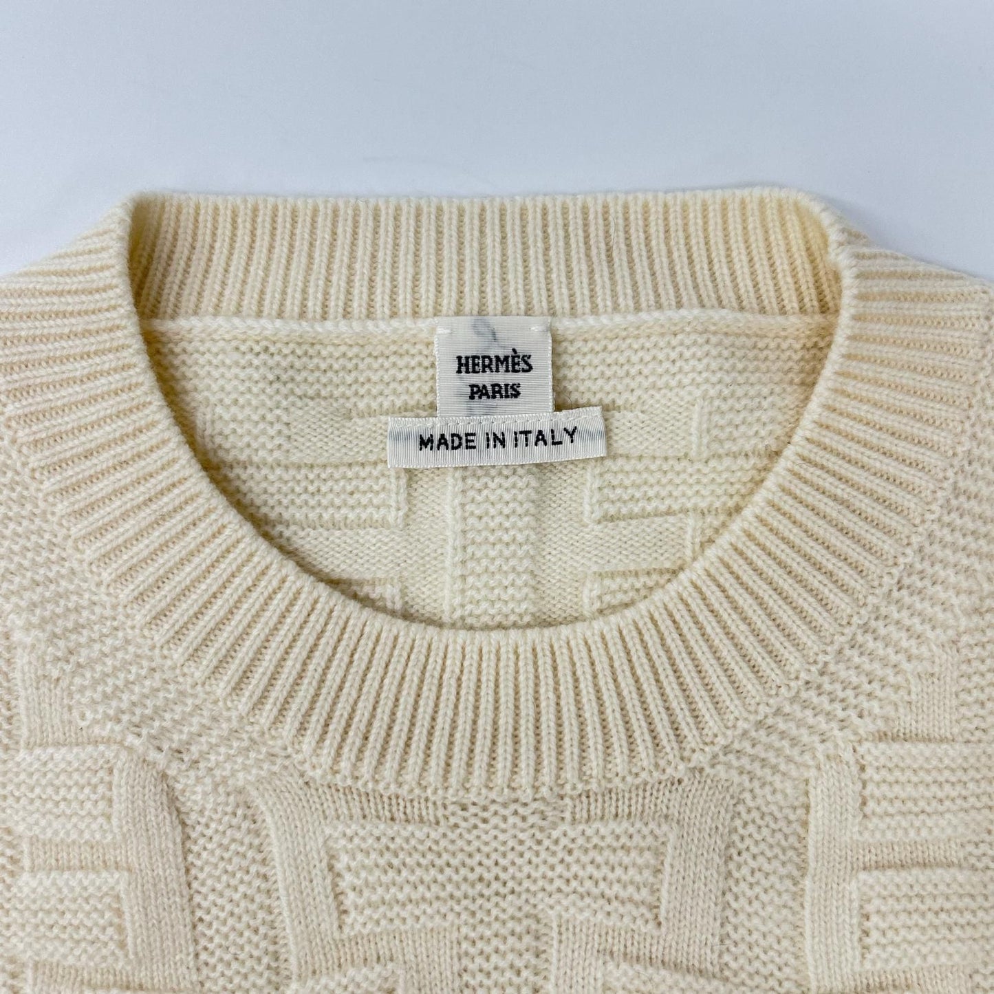 Hermes Loungewear Voyage Logo Knit Sweater — view 7