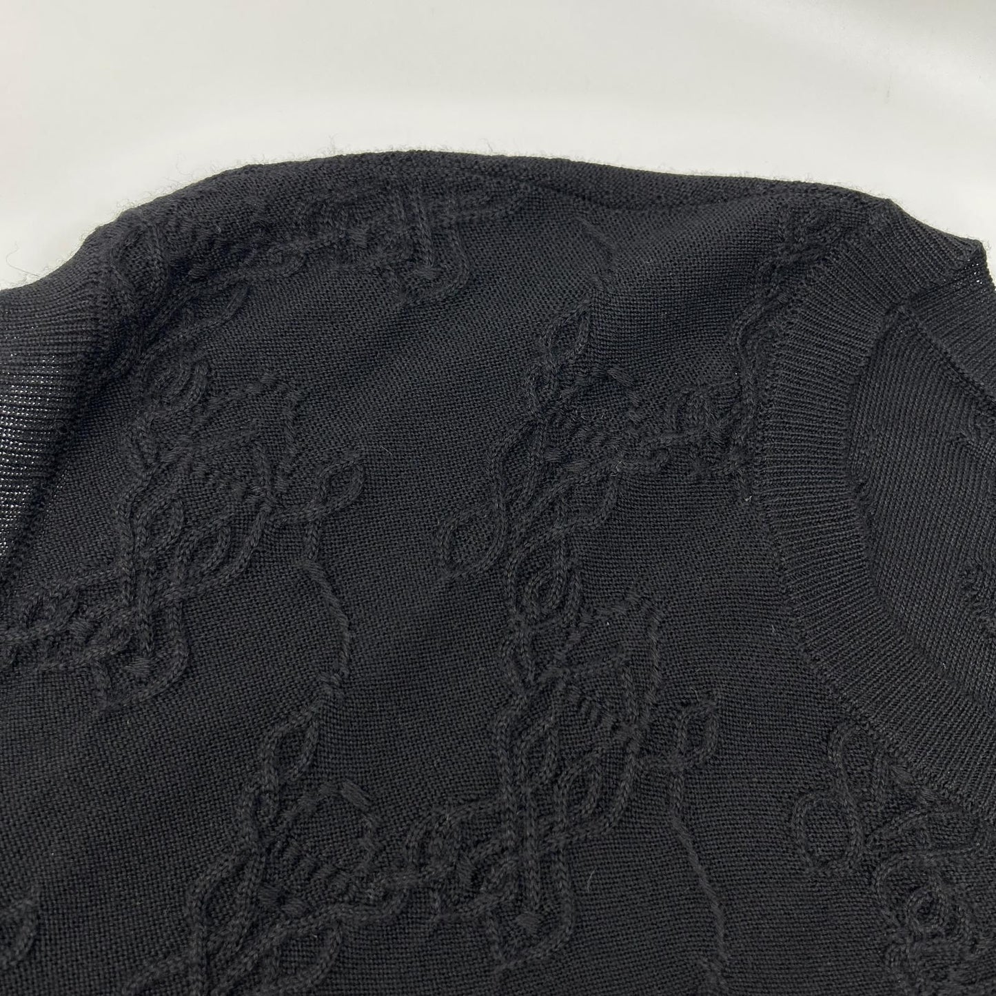 Hermes Black Cashmere Silk Sleeveless Knit Dress 42 — view 5