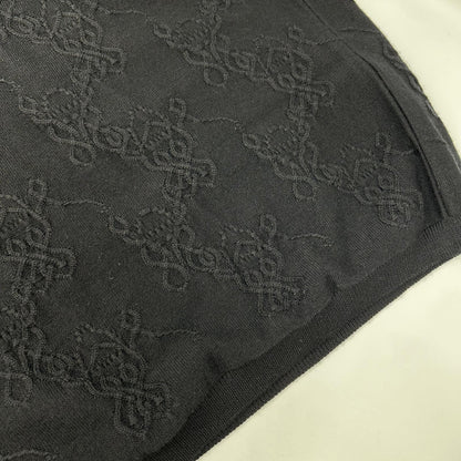 Hermes Black Cashmere Silk Sleeveless Knit Dress 42 — view 7
