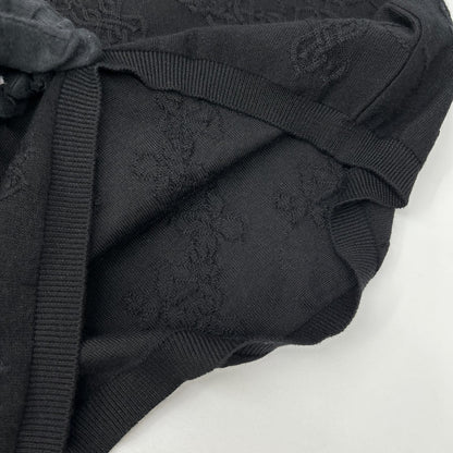 Hermes Black Cashmere Silk Sleeveless Knit Dress 42 — view 8