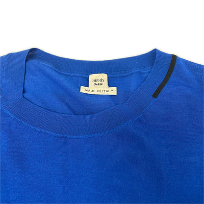 Hermes Blue Knit Sweater Tagged 44 — view 3