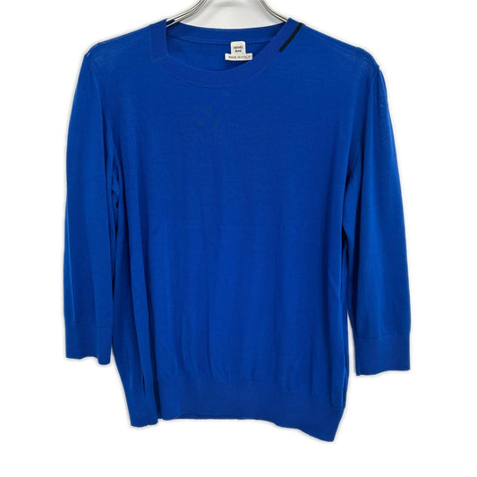 Hermes Blue Knit Sweater Tagged 44