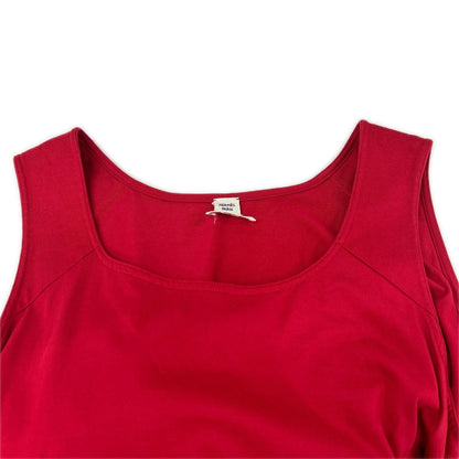 Hermes Red Belt Sleeveless Dress 44 — view 3