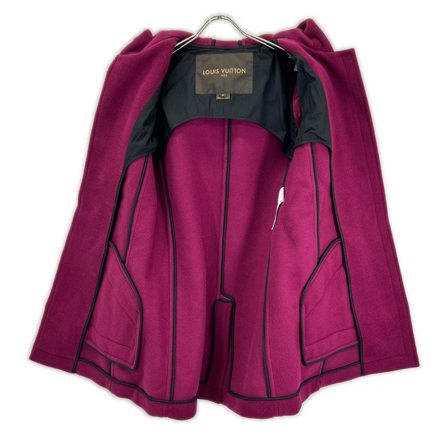 Louis Vuitton Purple U-le Duffle Coat Vintage — view 3