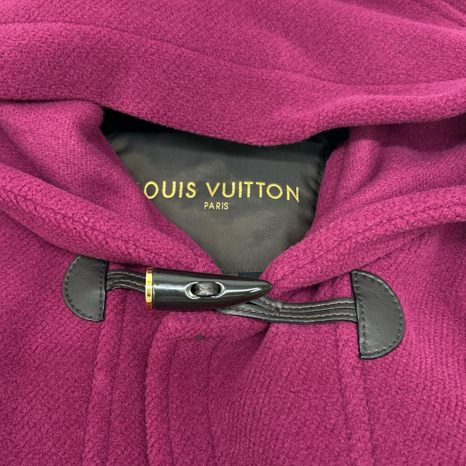 Louis Vuitton Purple U-le Duffle Coat Vintage — view 7