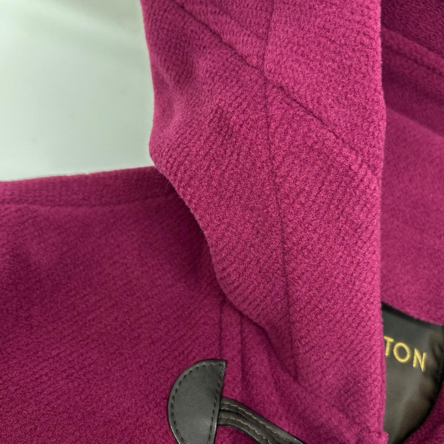 Louis Vuitton Purple U-le Duffle Coat Vintage — view 8