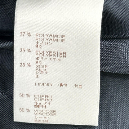 Louis Vuitton 09 Black Monogram Pattern Belted Half Trench Coat 34 — view 5