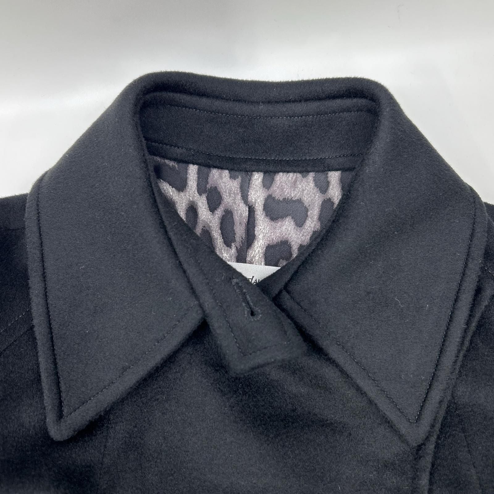 Saint Laurent Long Coat 34 with Black U-le — view 7