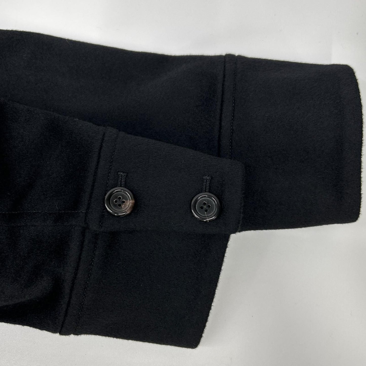 Saint Laurent Long Coat 34 with Black U-le — view 8