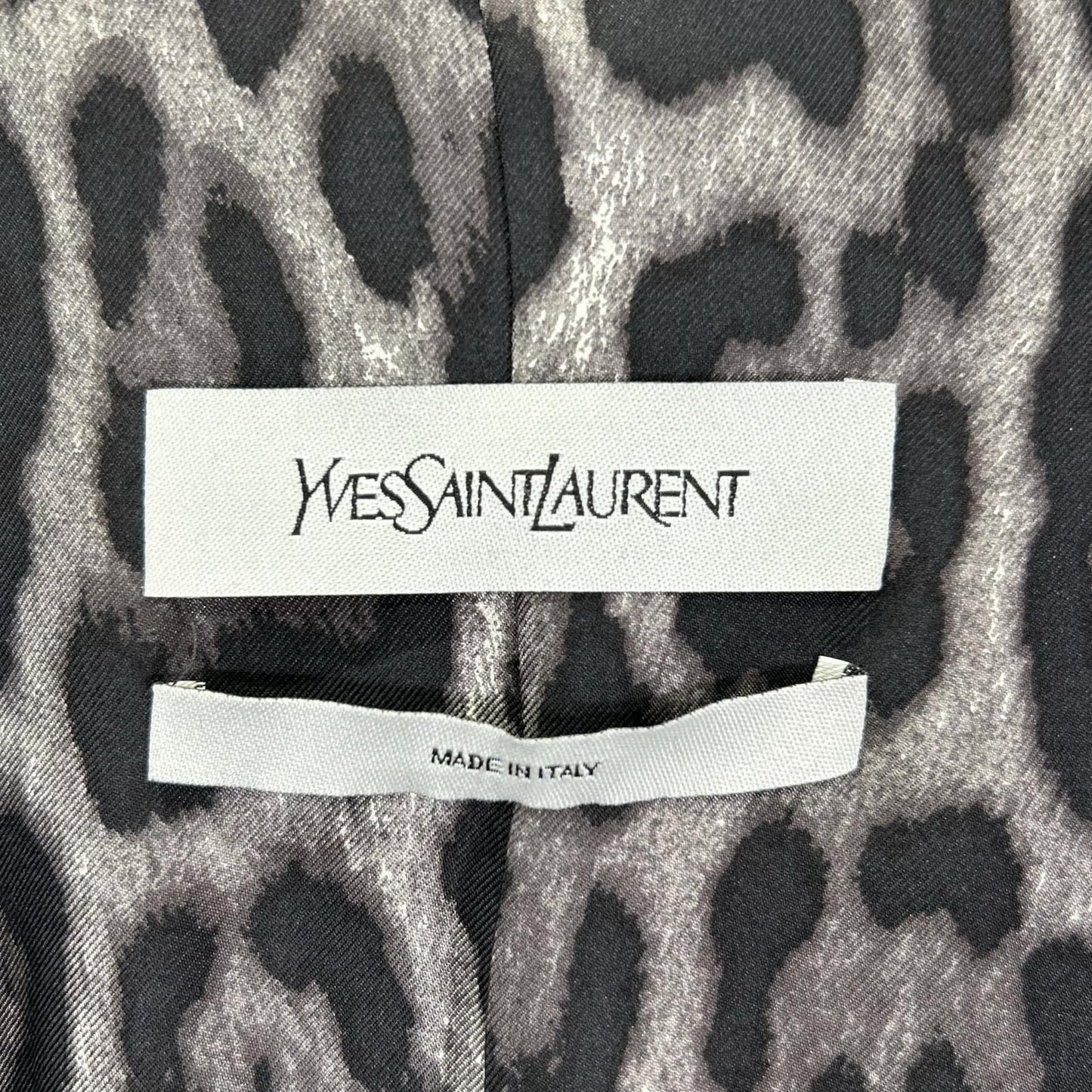 Saint Laurent Long Coat 34 with Black U-le — view 4