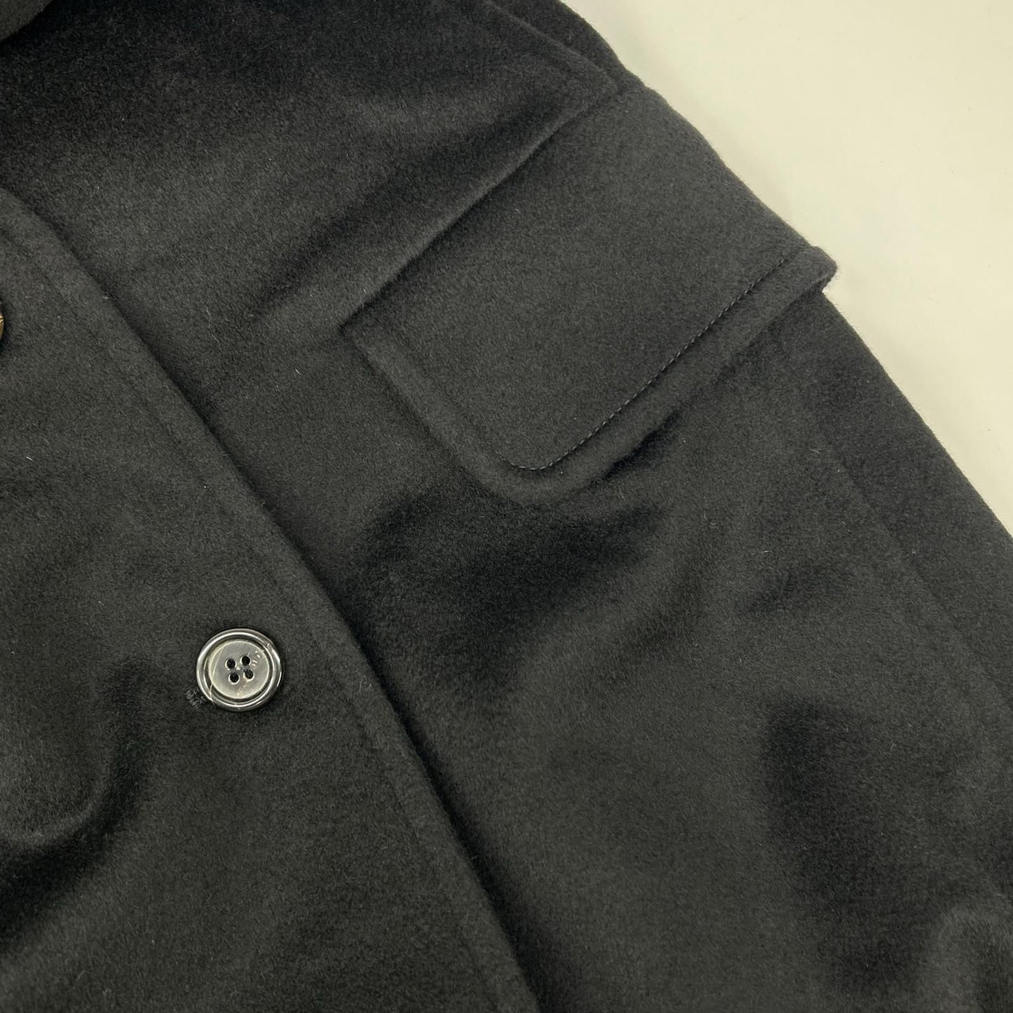 Saint Laurent Long Coat 34 with Black U-le — view 9