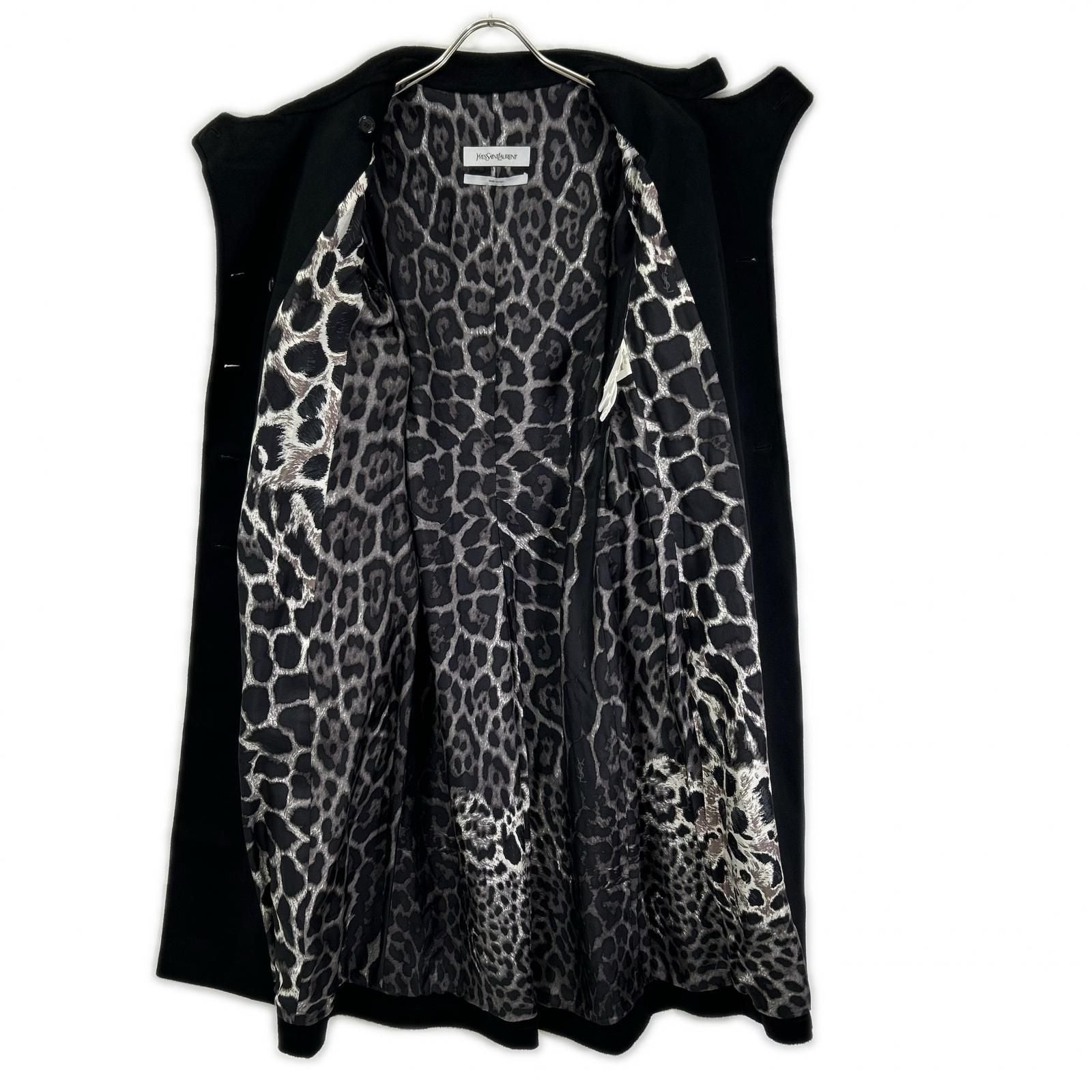 Saint Laurent Long Coat 34 with Black U-le — view 3