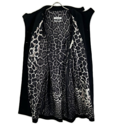 Saint Laurent Long Coat 34 with Black U-le — view 3