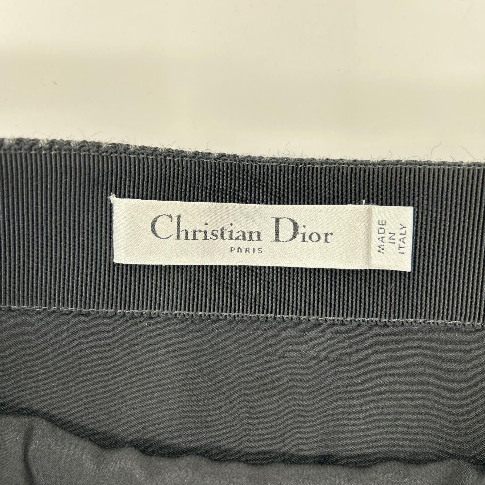 Dior 341 Blank Houndstooth Mimore Skirt — view 3