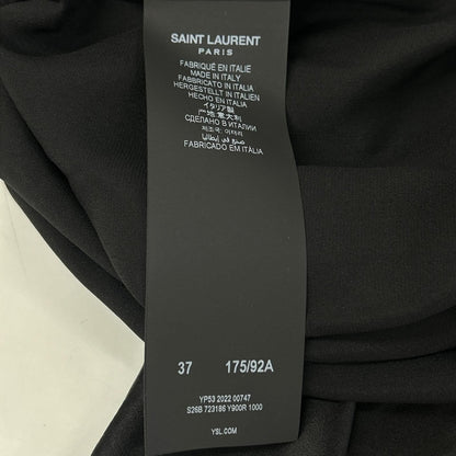 Saint Laurent Paris Sao Paulo Lampari Vintage Black Cles Pousatin Tunic Short — view 5